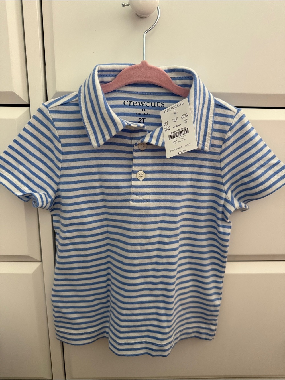 Crewcuts Striped Polo